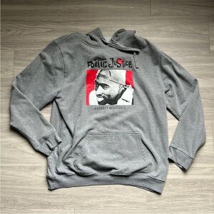 Gray poetic justice Hoodie xl